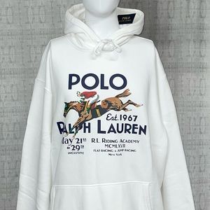 Polo Ralph Lauren Riding Academy Hoodie Sweatshirt New 2XTALL Polo
